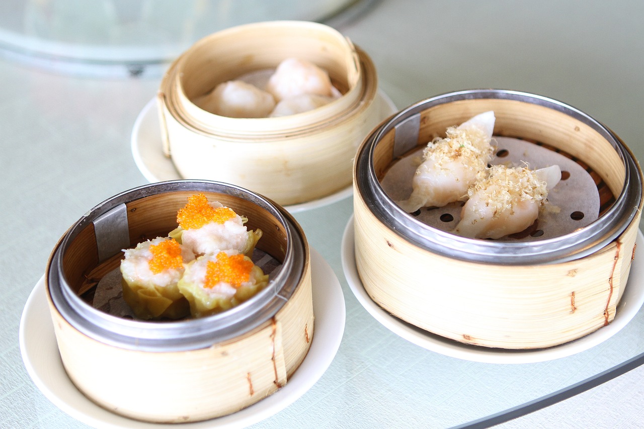 dim sum, hargao, chinese food